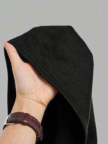 SHEIN Tween Girls Colorblock Numeric Print Loose Casual Pants, Versatile For Daily Wear And Outings - Black - View 7