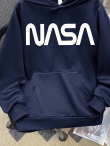 SHEIN Teen Boy Casual Loose Comfortable Versatile Solid Color All-Match Sweatshirt, Ensemble Hiver, Winter Clothing, Fall Outfits, Fall Clothing, All Clothes