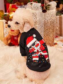 PETSIN Fashionable Christmas Print Pet T-Shirt