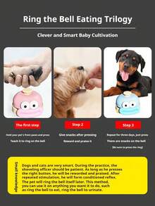 1 件猫狗爱好者礼物宠物训练呼叫铃铛、猫狗爱好者和猫妈妈爱狗爱好者和狗妈妈爱训练按钮、猫狗爱好者礼物宠物爪印踩踏铃铛、贵宾犬爱好者和狗妈妈爱训练按钮、狗爱好者和狗妈妈爱智力玩具、金毛猎犬铃铛、猫狗爱好者礼物宠物互动训练工具、狗爱好者和狗妈妈爱呼叫用餐按钮、猫狗爱好者和猫妈妈爱训练铃铛、猫狗爱好者礼物宠物行为训练工具 - 彩色 - 查看 11