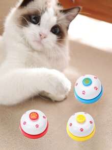 1 件猫狗爱好者礼物宠物训练呼叫铃铛、猫狗爱好者和猫妈妈爱狗爱好者和狗妈妈爱训练按钮、猫狗爱好者礼物宠物爪印踩踏铃铛、贵宾犬爱好者和狗妈妈爱训练按钮、狗爱好者和狗妈妈爱智力玩具、金毛猎犬铃铛、猫狗爱好者礼物宠物互动训练工具、狗爱好者和狗妈妈爱呼叫用餐按钮、猫狗爱好者和猫妈妈爱训练铃铛、猫狗爱好者礼物宠物行为训练工具 - 彩色 - 查看 2