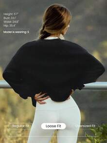 GLOWMODE 莫代尔舒适超柔软顺滑宽松可调节下摆 V 领套头衫日常休闲装 - Iron Gray - 查看 3