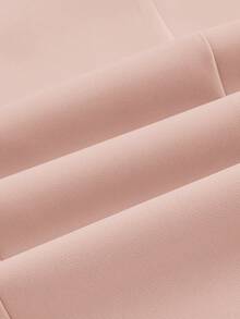 Firerie Pantalones anchos y sueltos con vuelo, elegantes y de talla grande, adecuados para primavera/verano - Rosa vieja - Ver 6