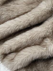 EgrlEra 秋冬女士时尚休闲短款人造皮草大衣