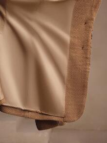 Anewsta Elegant Office Commute Floral Patchwork Loose Fit Blazer Jacket For Women, Autumn/Winter