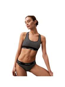 Calvin Klein Women's Bralette Black - Black and White - View 3