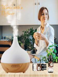 2pcs 10ml Cherry Blossom Essential Oil, Made From Pure Cherry Blossom Essential Oil, Suitable For Aromatherapy, Humidifiers, Car Aromatherapy, Diffusers, Candle Making, Air Purification, Fresh Air Aromatherapy Valentine's Day Valentines Supplies Wedding Items