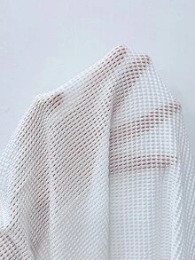 Swim SXY 素色深V罩衫 - 白色 - 查看 5