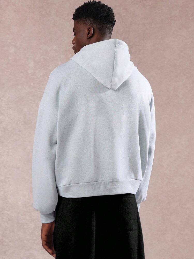 Essential Full Zip Hoodie With Drawstring And Centre Pocket