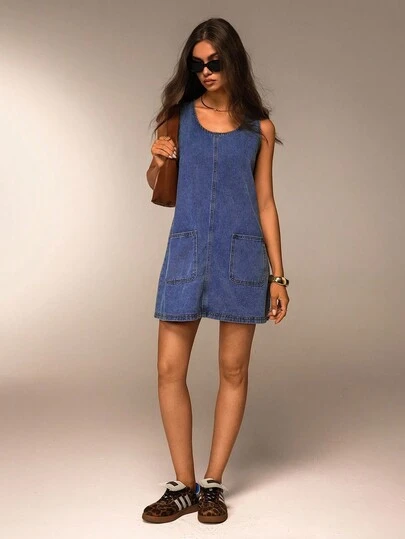 Avantive 春夏女士浪漫/舞会/正式/生日/90 年代服装/商务休闲女士/优雅/西部装/外出/时尚/休闲/Y2K 服装/俱乐部/办公室/鸡尾酒会/复古/紧身/狂欢服装节日/有趣/优雅/老钱/街头服饰/度假服装/乡村音乐会服装/工作服/端庄/春假/单身女郎服装/音乐会/坏人/基本款/毕业/A 字裙/牛仔女郎/深蓝色/迷你牛仔连衣裙牛仔连衣裙