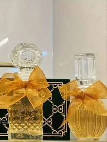 Zazumi 1个复古分体式水晶空瓶，可重复灌装，家居桌面装饰瓶，创意迷你透明玻璃雕刻瓶（50毫升/1.69盎司和100毫升/3.38盎司可选），香水储存瓶，旅行香水化妆品玻璃瓶，高端化妆品内包装瓶，香水空瓶，可用于情人节礼物、生日礼物、礼品、卧室装饰等。 - 彩色 - 查看 7