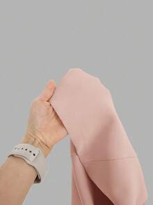Firerie Pantalones anchos y sueltos con vuelo, elegantes y de talla grande, adecuados para primavera/verano - Rosa vieja - Ver 5