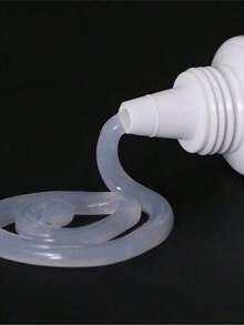 SHEIN 1pc Silicone Sealant Waterproof & Mildewproof With Strong Adhesion, Kitchen Bathroom Filler, High & Low Temperature Resistance, Transparent Glue