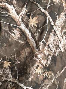 Coolane Women's & Men's Winter Streetwear Casual Tree Branch Pattern Patchwork Fuzzy Shoulder Asymmetrical Neck Long Sleeve Sweatshirt,Halloween Outfits - Army Green - View 8