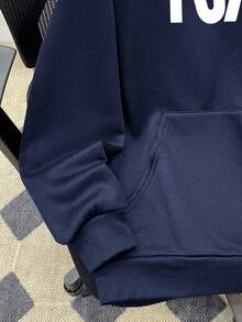 SHEIN Teen Boy Casual Loose Comfortable Versatile Solid Color All-Match Sweatshirt, Ensemble Hiver, Winter Clothing, Fall Outfits, Fall Clothing, All Clothes