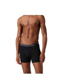 3 Pack Men's Trunks - Black - View 2