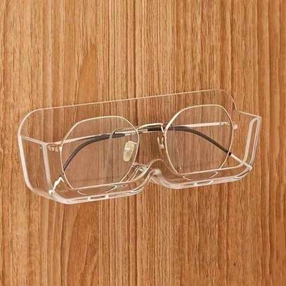 Bộ 1/2/4 hộp đựng kính mắt văn phòng, hộp trưng bày kính râm treo tường cạnh giường ngủ trong phòng tắm, giá đỡ kính cận, phụ kiện sắp xếp kính mắt.
