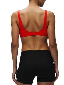 Calvin Klein Women Bikini Tops Cajun Red - Red - View 2