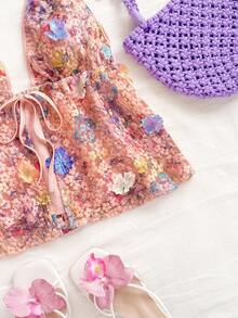 Soleia Áo hở lưng hở vai thường ngày thời trang nữ đi nghỉ - trắng - Xem 5