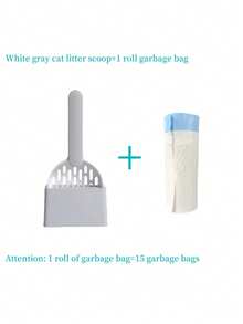 Zazumi Cat Litter Scoop Plastic Cat Litter Shovel With Base Self Cleaning Cat Litter Box Shovel Kitten Toilet Clean Tools Cat Supplies - Multicolor - View 13