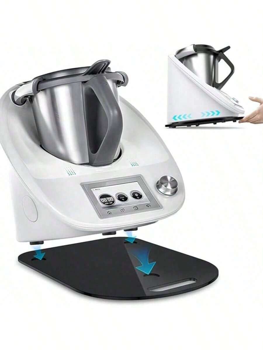 SHEIN 1 件时尚塑料防滑垫适用于 Thermomix TM5/TM6 - 螺丝固定支架，台面电器防滑垫 - 彩色 - 查看 1