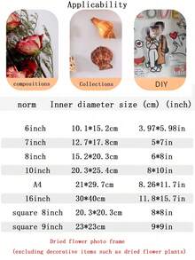 SHEIN The Dried Flower Photo Frame, DIY 3D Hollow Wooden Specimen Frame, And Model Display Stand Picture Frame Are Practical And Decorative Items, Ideal For Personal Use Or As Creative Gifts.