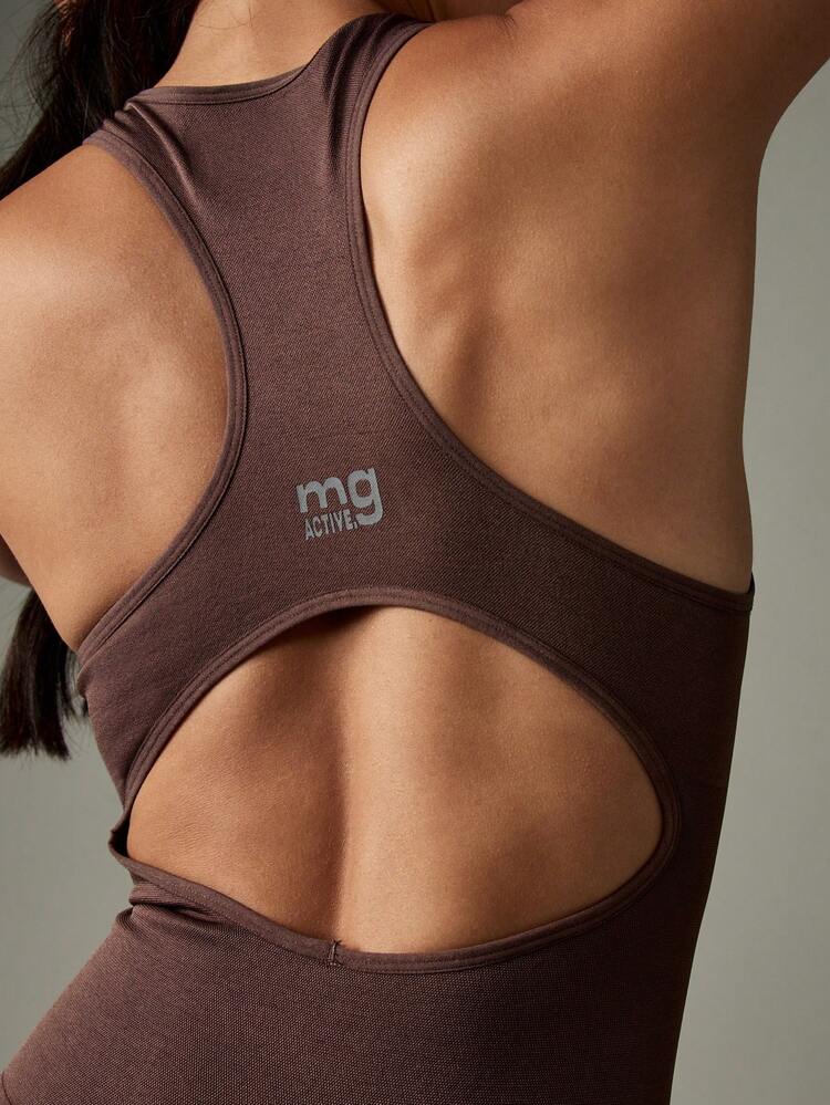 MISSGUIDED Tuta intera con schiena scoperta e canotta incrociata