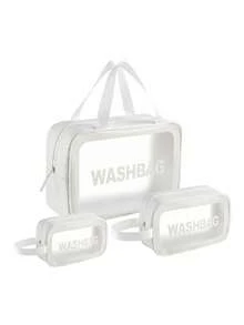3件/套旅行洗漱包、PVC防水化妆包、美容收纳包、化妆刷收纳包、化妆包、暑假旅行必需品、护肤收纳包、行李包、旅行包、防水洗漱包、多功能收纳包。 - 彩色 - 查看 14