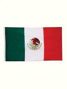 1pc/2Pcs Mexican Flag 90X150Cm Hanging Printed Red White Green Mexican Flag Mexican Banner Decorations Autumn Decor Festival Decor Room Decor Home Decor Fall Decor Bedroom Decor Christmas For Holiday Gift Giving