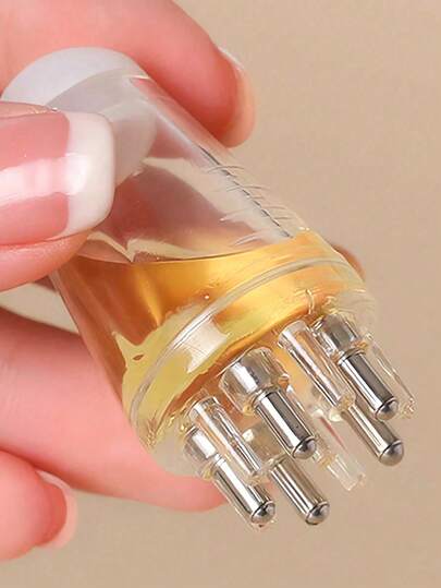 1pc Mini Oil Comb, Scalp Massager, Nourishing Hair Growth Serum Comb, Essence, Nutrient Liquid, Conditioner, Essential Oil Applicator To Precisely Deliver Liquid Or Oil To Hair Roots,Hair Clips,Hair Accessories