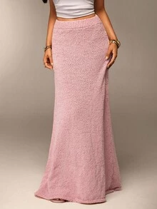 Avantive 女士秋冬正装/返校季/万圣节/婚礼宾客/度假/千禧年/海滩/可爱/教师/外出/商务休闲/优雅/生日/办公室/乡村音乐会/夜店性感/西部风/工作/街头风/复古/节日/鸡尾酒会/锐舞派对/毕业舞会/夏威夷/机场/趣味/基础款/早午餐/2000年代风格/老钱风格/教堂/返校节/高贵/派对/端庄/约会之夜/牛仔女郎/低腰长款毛衣裙 - 粉色 - 查看 3