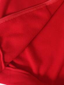 SHEIN 1 Stück Lässige Sportswear Collegestyle Retro Loose Fit Kapuzenjacke mit Pattentaschen für Tween-Jungen, geeignet für Einschulungen, Geburtstagsfeiern, Abendveranstaltungen, Aufführungen, Hochzeiten, Taufen, Eröffnungszeremonien, Alltagsnutzung, Schule, Reisen, Sport, Frühling und Herbst, Weihnachten - Rot - Übersicht 8