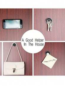 SHEIN 1PC Round Magnetic Phone Holder – Strong Suction, Multifunctional & Sleek Design, Durable Bracket For Convenient Mobile Phone Mounting