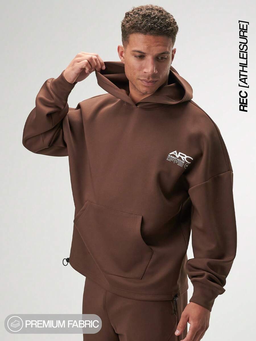 ARC Activewear 超大连帽运动上衣 健身夹克 套头衫