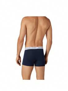 Ralph Lauren 3 Pack Men's Letter Tape Waist Active Boxer Briefs - Navy/ White - View 3