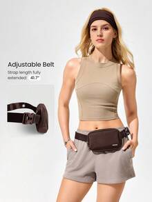 GLOWMODE Tiny Titan Nano Belt Bag Daily Casual - Brown - View 5