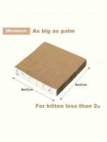 Zazumi 超大瓦楞纸板猫抓柱 - 耐用的室内猫抓柱，双面波浪纹设计，防滑底座，家具保护垫和爪子保护垫 - 彩色 - 查看 7