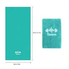 SHEIN 1条多功能超细纤维运动毛巾，吸汗速干，柔软舒适，适合健身、跑步、健身器材，也可作浴室浴巾、户外运动毛巾、旅行洗脸巾，轻便易携，速干，男女通用。 - 彩色 - 查看 6