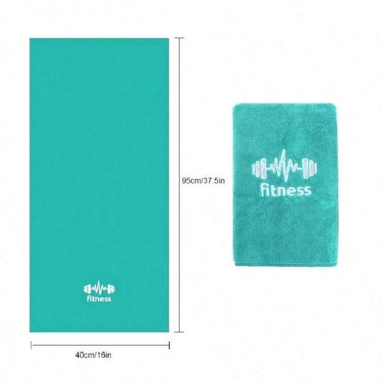SHEIN 1PC Multifunctional Microfiber Sports Towel Sweat Absorbent Quick Dry Soft Fitness Face Towel Wide Running Gym Equipment Cover Bathroom Shower Bath Towel For Outdoor Workout Travel Washcloth Lightweight Portable Fast Drying Towel For Men And Women - Multicolor - View 6
