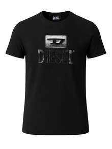 Diesel Men's T-Shirts Black - Black - View 4
