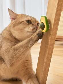 Zazumi 1 Peça Bola de Valeriana com Função Giratória para Trituração e Limpeza dos Dentes, Bola de Valeriana com Adesivo em Formato de Caranguejo para Parede, Brinquedo para Gatos, Adequado para Gatos de Estimação Brincarem e Aliviar o Tédio. Brinquedo para Gatos com Ajuda Digestiva, Bola de Valeriana, Brinquedo Adesivo para Gatos, Bastão para Trituração dos Dentes, Produto Verde para Animais de Estimação - Multicolorido - Visão 5