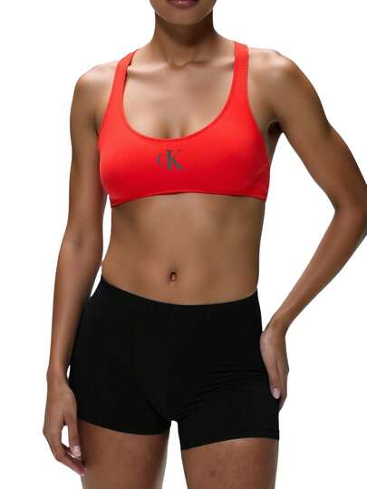 Calvin Klein Women Bikini Tops Cajun Red