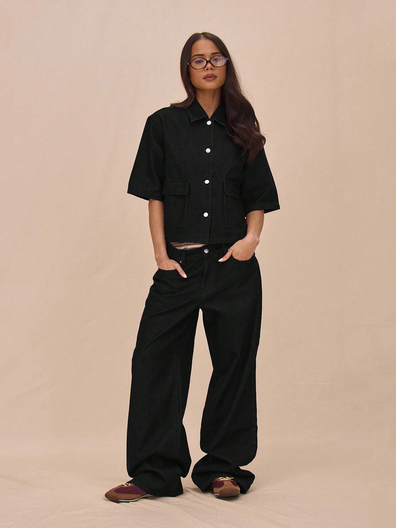 Low-Rise Straight-Leg Jeans