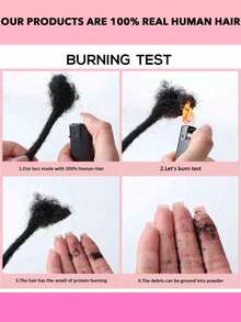 Boho Braids 10 Strähnen Loc-Verlängerung aus Echthaar, 4/27 Farbe, vollständig handgefertigt, permanente Dreadlock-Verlängerung aus Echthaar für Frauen/Männer/Kinder, 8 Zoll - 20 Zoll, Breite oben 0,6 cm, unten 0,4 cm, kann gefärbt, gebleicht und gekräuselt werden, handgefertigte Loc-Verlängerung für Männer und Frauen, 10 Strähnen, braun 4/27 Farbe