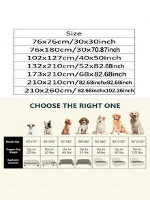 SHEIN 1Pc Reusable Waterproof Dog Bed Cover Dog Carpet Pet Pad Puppy Pad Waterproof Mat Pet Bed Cover Pet Mat Washable Pad For Large Dogs And Small Dogs Ultra-Soft Pet Bed Cover Suitable For Furniture Beds And Sofas Dog Training Pad - Black - View 8