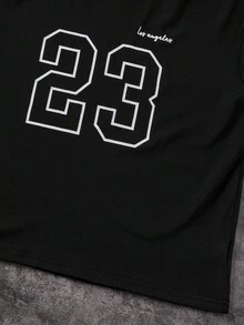 PAVTROS 1 件男童字母和数字拼色长袖 T 恤，运动球衣款式，适合秋冬季、运动、户外、学校