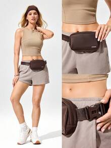 GLOWMODE Tiny Titan Nano Belt Bag Daily Casual - Brown - View 7