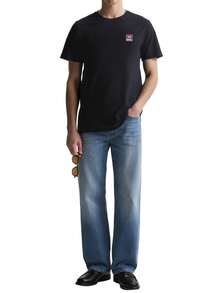 Diesel Men's T-Shirts Lightweight Easy To Match Moisture-Wicking School Casual Outing Blue A17135-RPHIX-81E - 藏蓝色 - 查看 3
