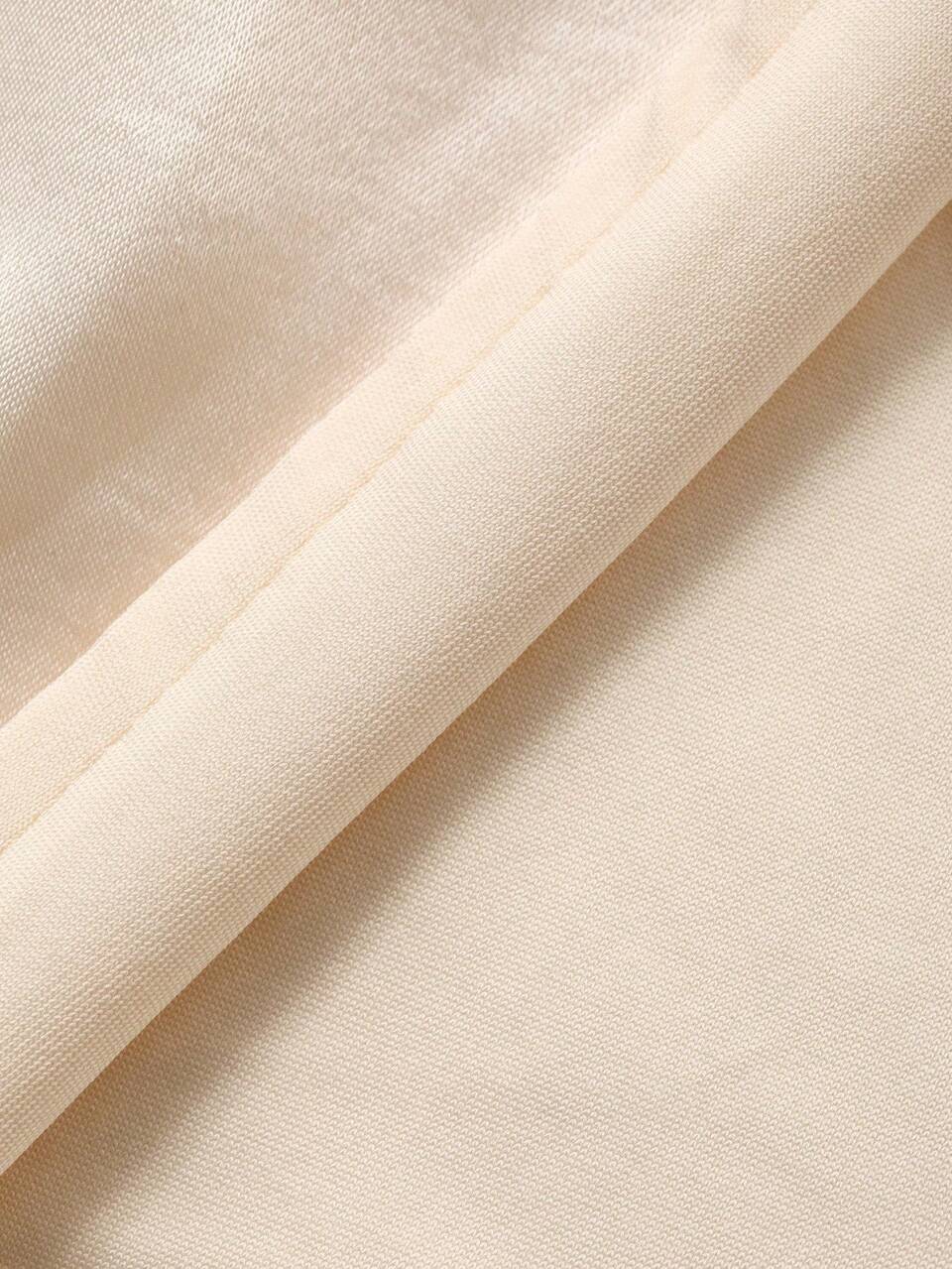 Women's Elegant Split Neckline Mid-Length Dress, Autumn