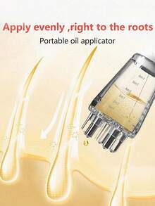 1pc Mini Oil Comb, Scalp Massager, Nourishing Hair Growth Serum Comb, Essence, Nutrient Liquid, Conditioner, Essential Oil Applicator To Precisely Deliver Liquid Or Oil To Hair Roots,Hair Clips,Hair Accessories